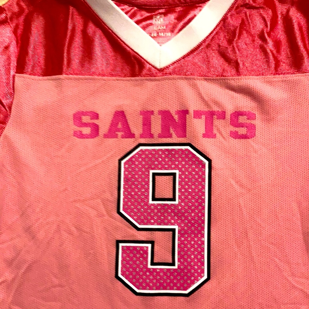 Brees Saints jersey girls size 14/16